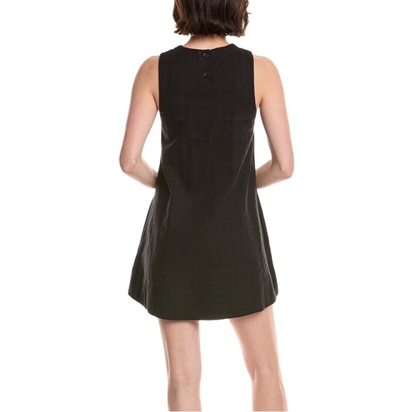 Rag and Bone Rosalind linen blend A-line dress with pockets - Picture 2 of 9